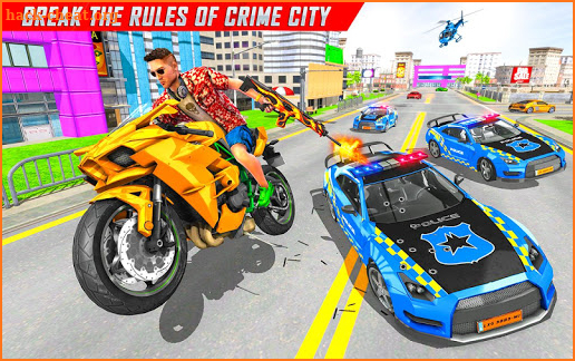 Flying Gangster Crime Simulator: Police Crime City screenshot