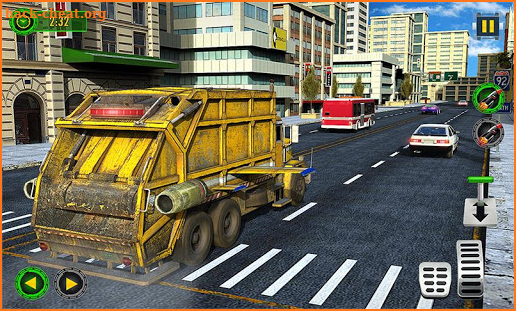 Flying Garbage Truck, Dump Truck Driving Simulator screenshot