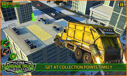 Flying Garbage Truck, Dump Truck Driving Simulator screenshot