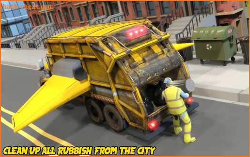 Flying Garbage Truck Flight Pilot: Trash Cleaner screenshot