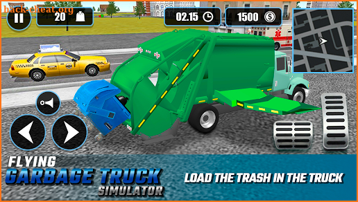 Flying Garbage Truck Simulator screenshot