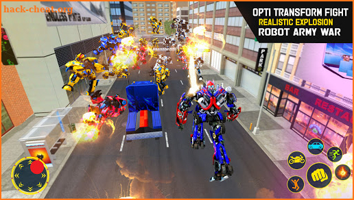 Flying Helicopter Robot Car Transform screenshot