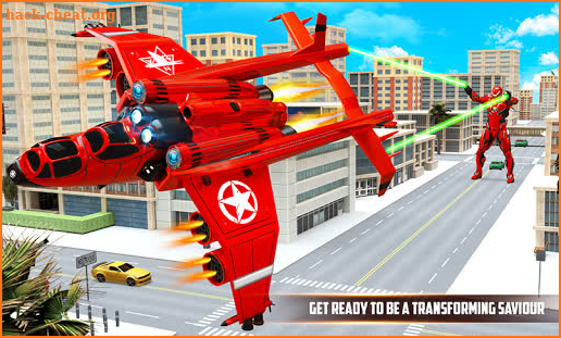 Flying Helicopter Transform: Futuristic Robot Game screenshot