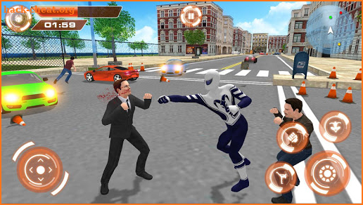 Flying Hero Iron Spider VS Mafia Fighter Adventure screenshot