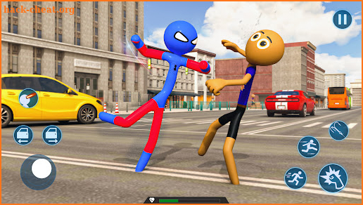 Flying Hero Stickman Rope Hero screenshot