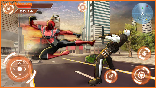 Flying Hero Super City Rescue Missions screenshot