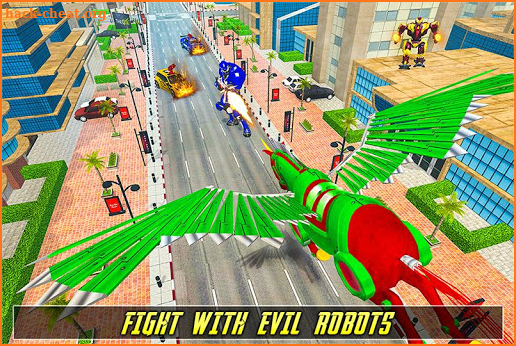 Flying Horse Robot Transforming: Car Robot Games screenshot