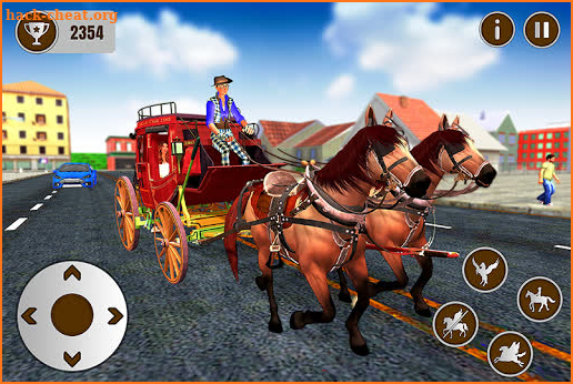 Flying Horse Taxi City Transport screenshot