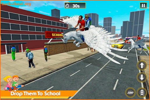 Flying Horse Taxi: School Duty screenshot