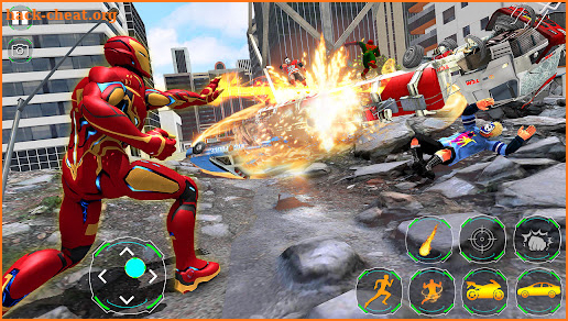 Flying Iron Rope Superhero Gangster crime Battle screenshot