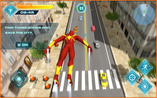 Flying Iron Spider Hero Adventure screenshot