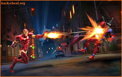 Flying Iron Superhero Flashlight Man Super Rescue screenshot