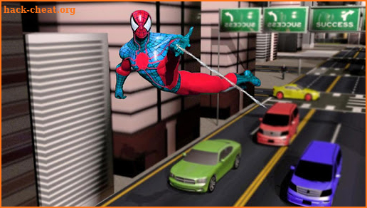 Flying Iron Superhero Spider Mission screenshot