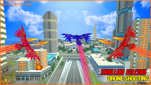 Flying Kite Robot Transform Robot Shooting Game screenshot