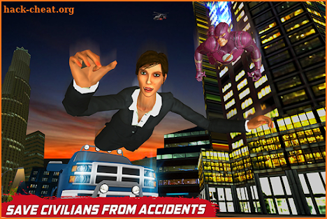 Flying Light Hero City Rescue Missions screenshot