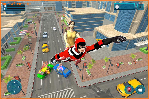 Flying Light Speed Hero City Rescue Games 2020 screenshot