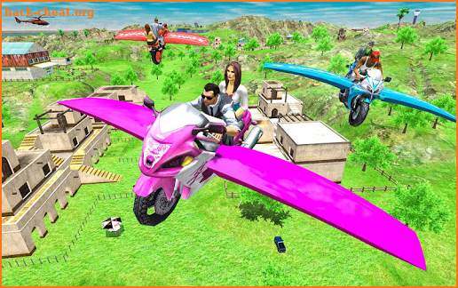 Flying Motorbike Real Simulator screenshot