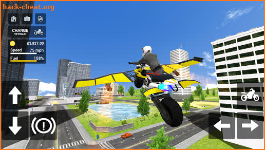 Flying Motorbike Simulator screenshot