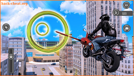 Flying Motorbike Stunts Riding Simulator screenshot