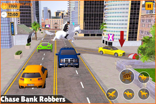 Flying Mounted Police Horse Crime Chase screenshot