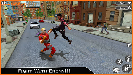 Flying Ninja Super Hero - Rescue Survival Game 3D screenshot