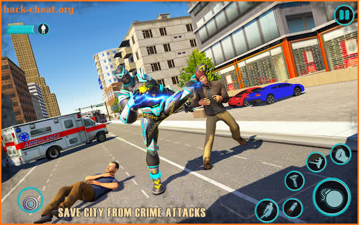 Flying Panther Speed Hero Robot Games screenshot