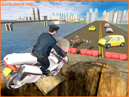 Flying Police Bike Rider 2016 screenshot