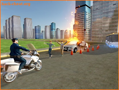 Flying Police Bike Rider 2016 screenshot