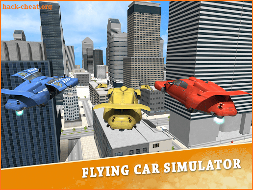 Flying  Police Car Games Free screenshot