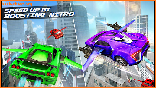 Flying Robot Car: Robot Games screenshot