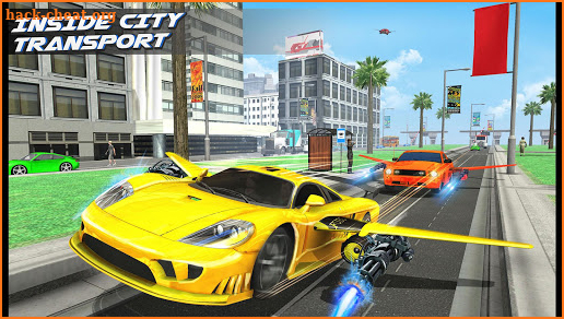 Flying Robot Car: Robot Games screenshot