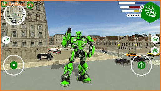 Flying Robot Car War Transform Fight - Robot Game screenshot