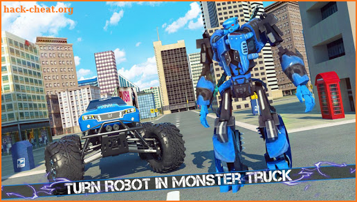 Flying Robot Monster Truck Battle 2019 screenshot