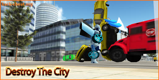 Flying Robot Transform Attack Robot Shooting Games screenshot