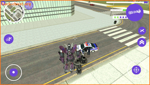 Flying Robot Transforming Plane: Air Robot Game screenshot