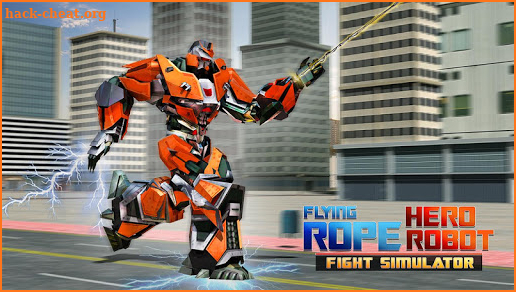 Flying Rope Hero Robot Fight Simulator screenshot