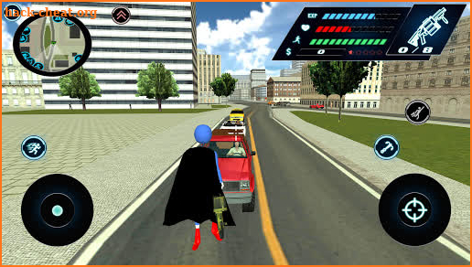 Flying Speed  Stickman Rope hero Gangaster Crime screenshot