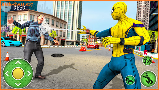 Flying Spider Hero Gangster 3D screenshot