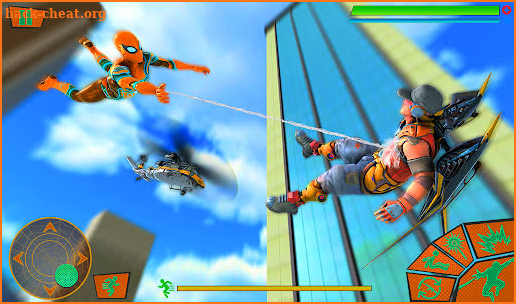 Flying Spider-hero Sim Games screenshot