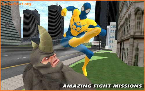 Flying Spider Hero vs Incredible Monster: City Kid screenshot