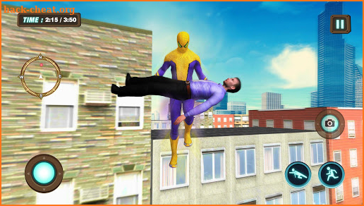 Flying Spider Rescue Hero Mission City screenshot