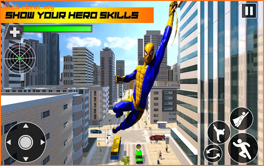 Flying Spider Rope Hero screenshot