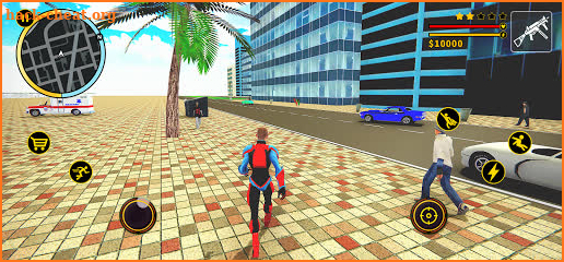 Flying Spider Super Hero - Vegas Crime City Battle screenshot