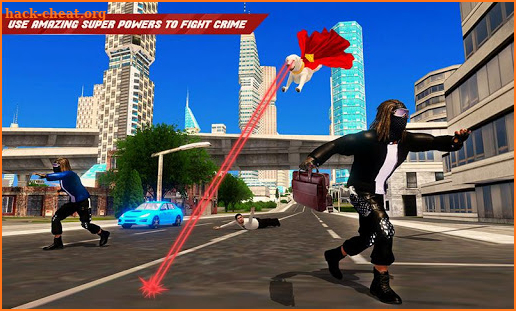 Flying Superhero Dog Hero City Rescue: Dog Games screenshot