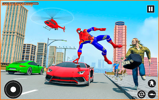 Flying Superhero Games :Flying Robot Hero Mission screenshot