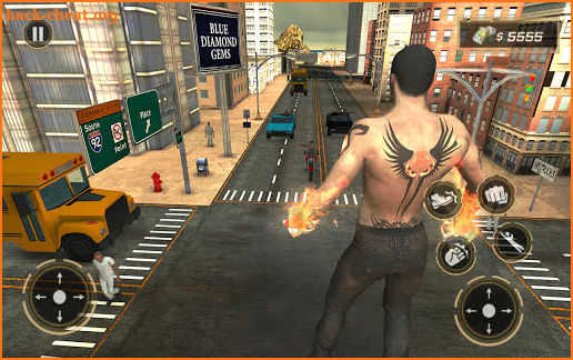 Flying Superhero Miami City screenshot