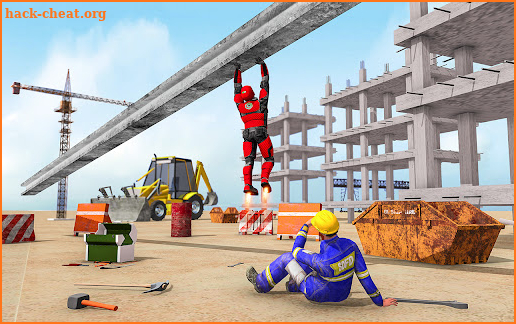 Flying Superhero Rescue Games- Spider Rope Hero screenshot