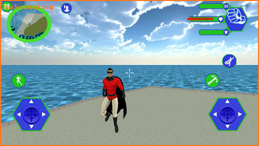 Flying SuperHero Rope Vegas Rescue screenshot