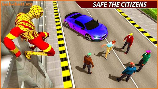 Flying Superhero Spider Iron hero Rope Adventure screenshot