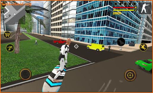 Flying Surfer Grand Robot Superhero : Crime Games screenshot